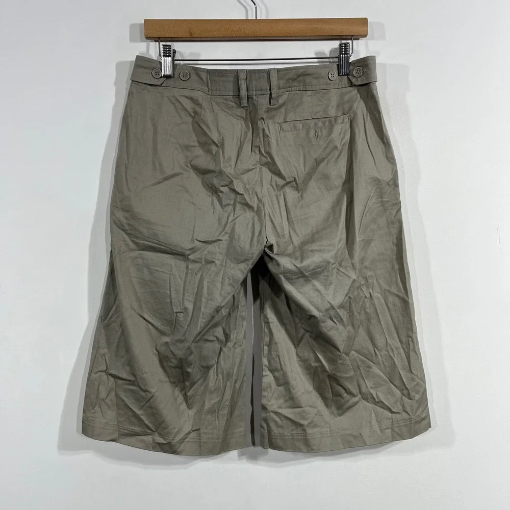 UrbanBehavior Y2K Baggy Preppy Old Money Wide Leg Bermuda Shorts Womens Medium